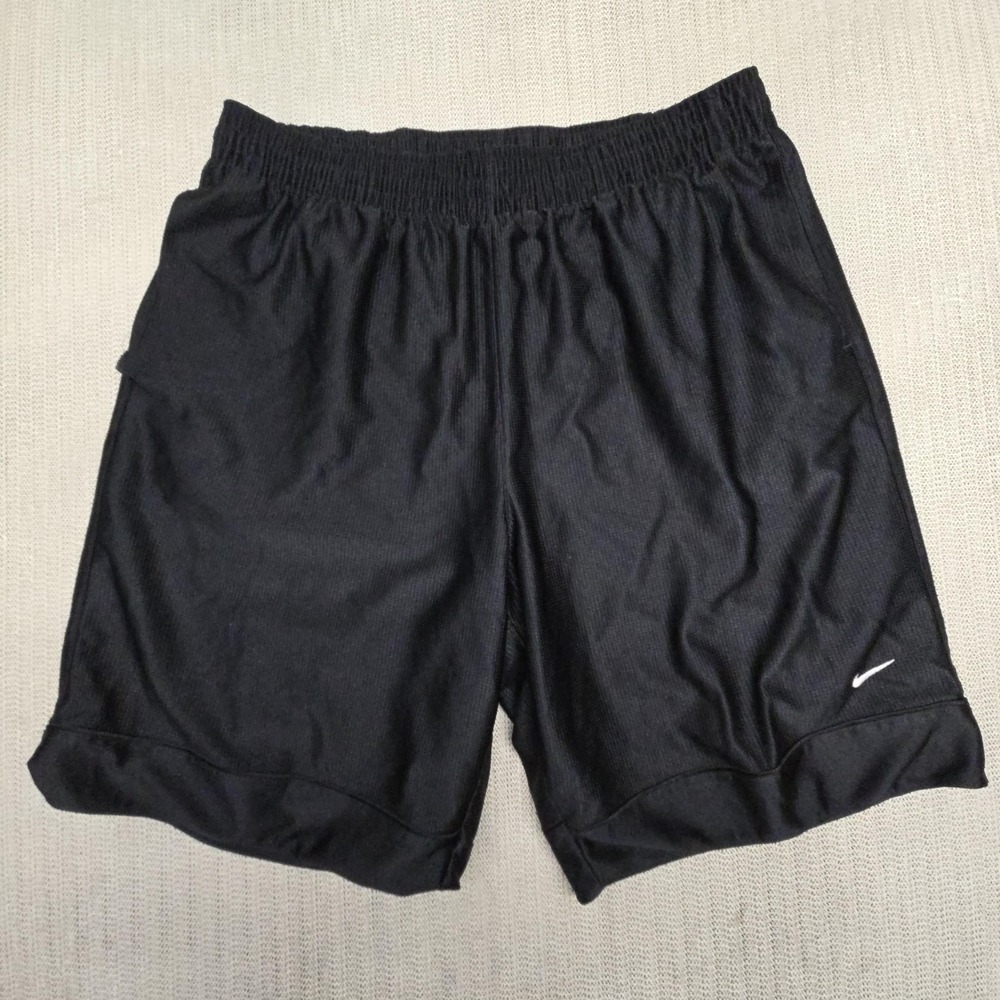 Vintage Nike Shorts Mens XL Black Mesh 11 In Athletic Basketball Gym Training